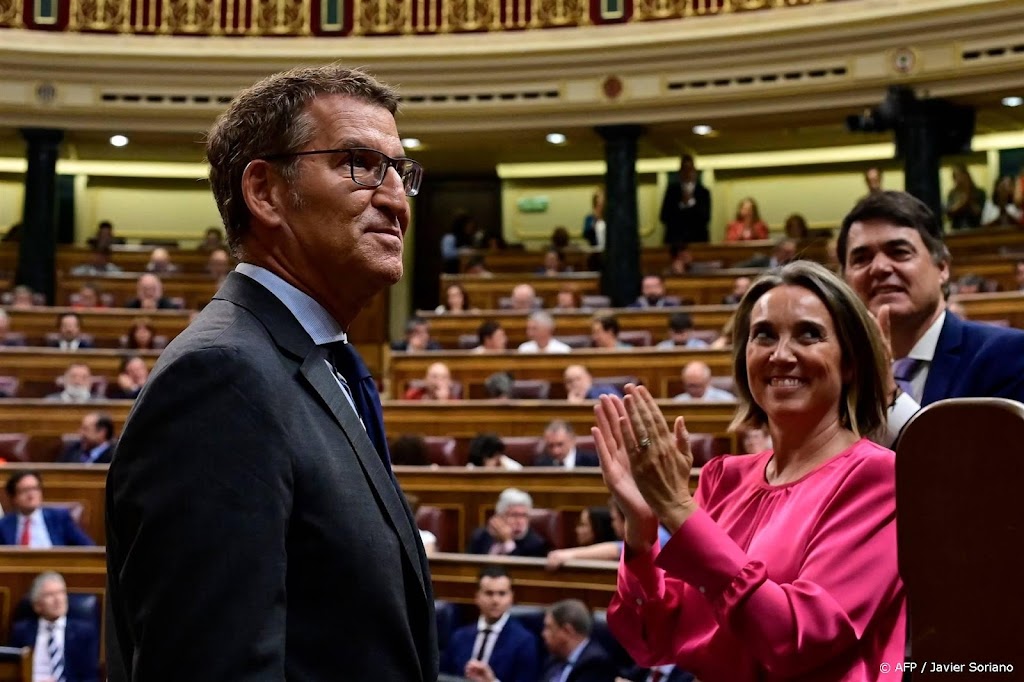 Parlement Spanje stemt tegen benoeming Feijóo tot premier