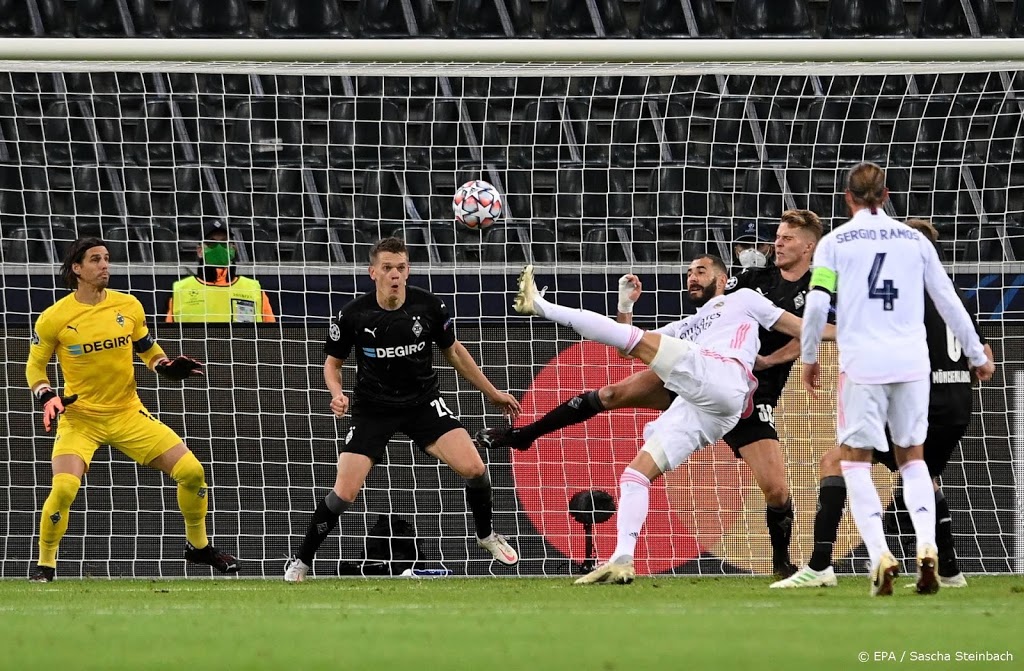 Real Madrid ontsnapt aan tweede nederlaag in Champions League
