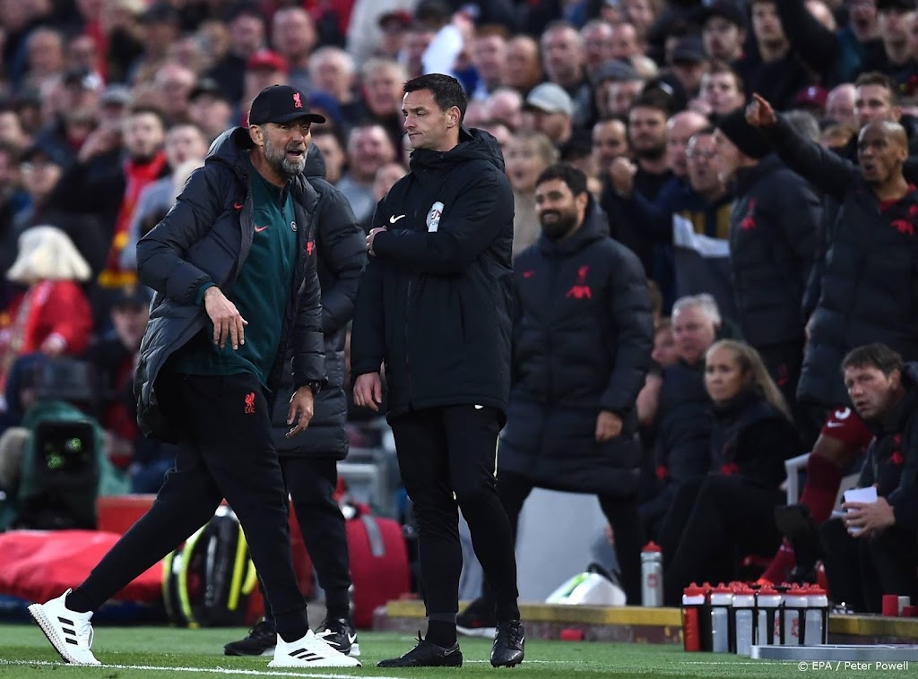 Liverpool-coach Klopp krijgt forse boete na rood tegen ManCity