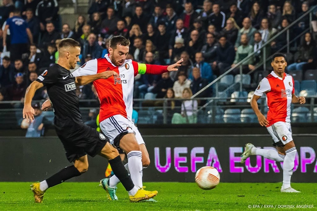 Feyenoord onderuit bij Sturm Graz in Europa League