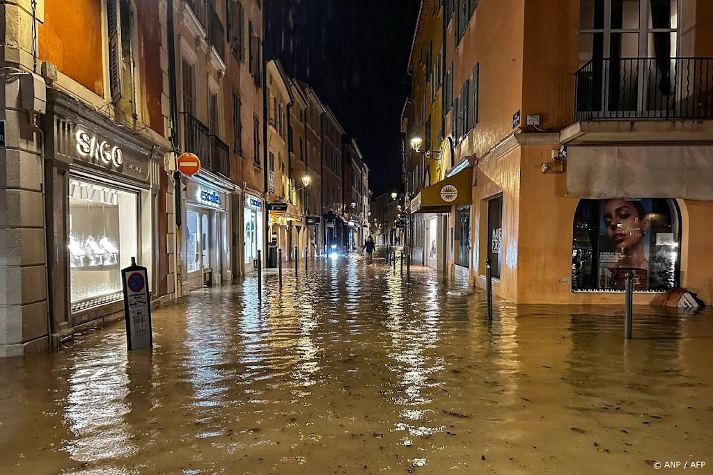 Middellandse Zeekust van Frankrijk getroffen door overstromingen