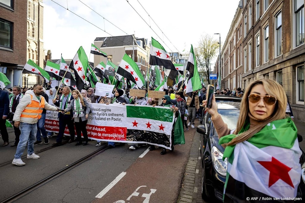 Syriërs protesteren in Den Haag tegen kabinetsplannen 
