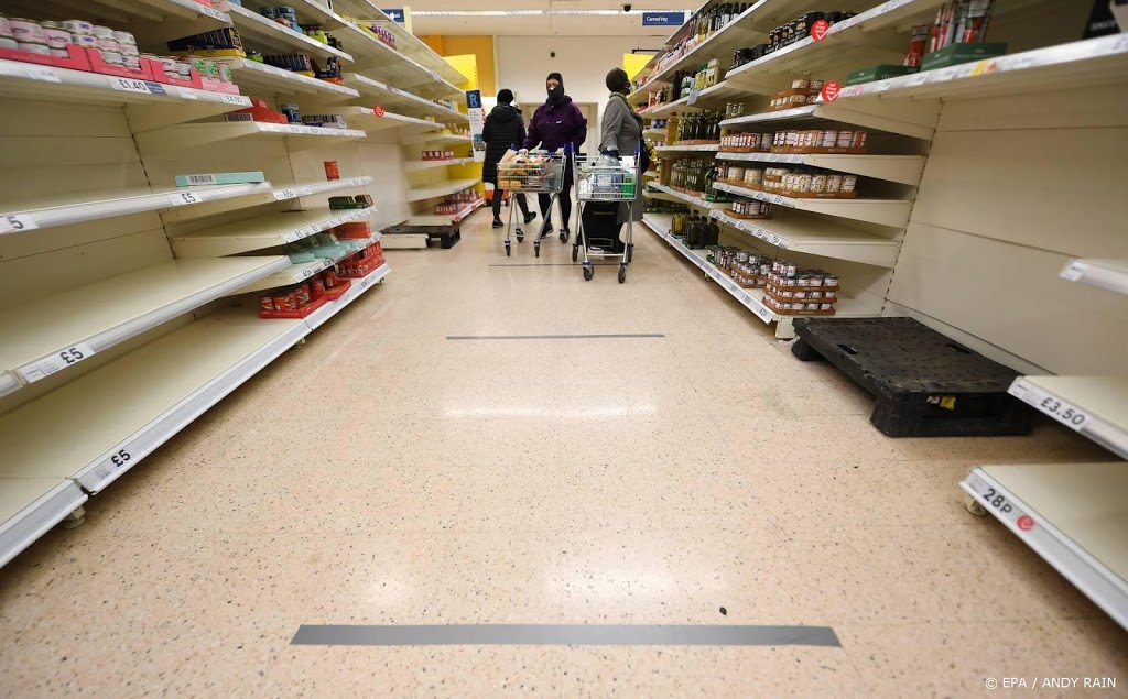 'Dreigend voedseltekort in Verenigd Koninkrijk door corona'