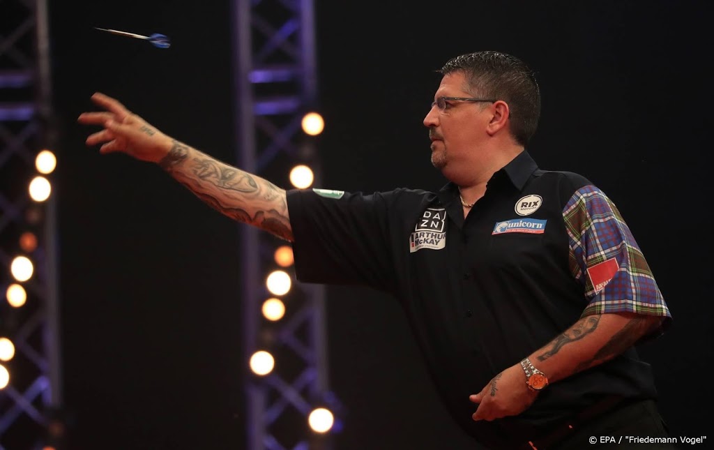 Voormalig wereldkampioen Anderson strandt op WK darts
