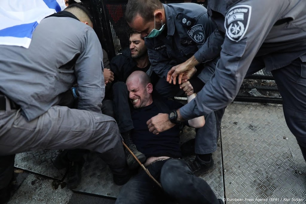 Gewonden en arrestaties bij protesten tegen Netanyahu