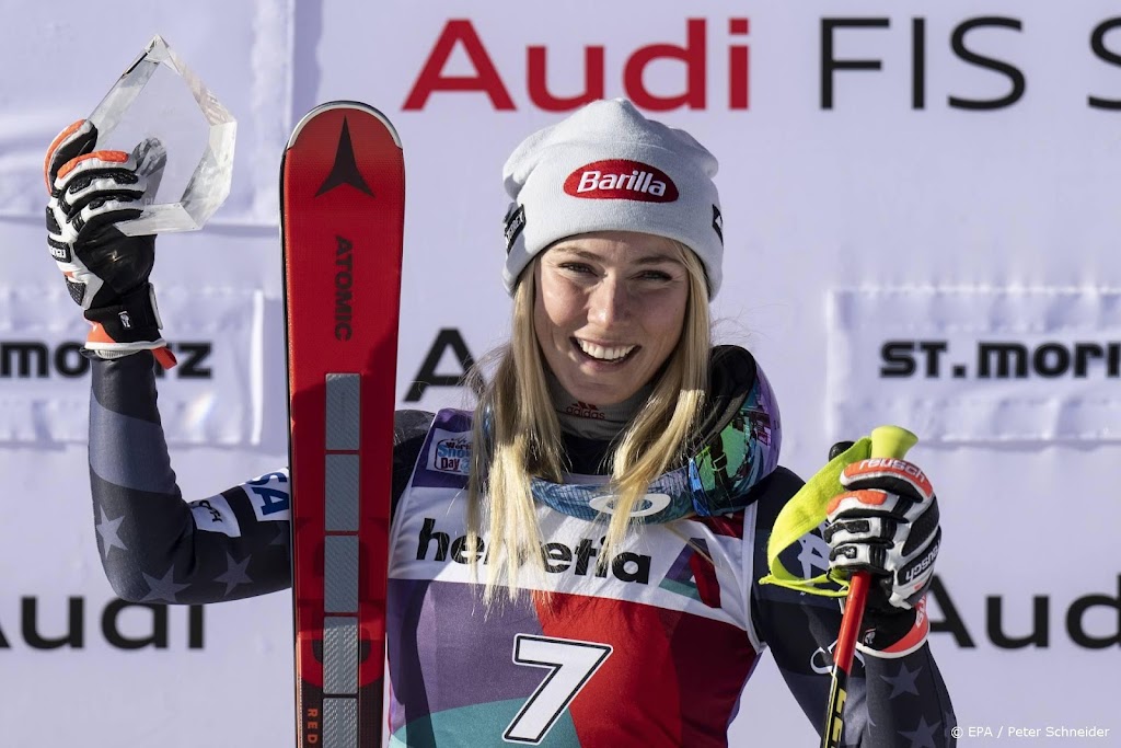 Skiester Shiffrin heeft 78e zege in wereldbeker binnen