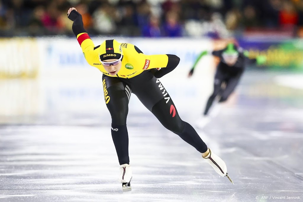 Minder gestreste Leerdam schaatst in Thialf sneller dan ooit 