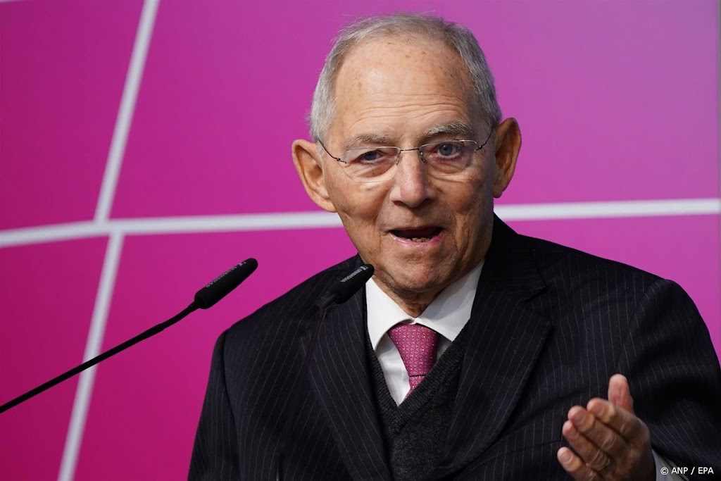 Oud-minister en Bondsdagnestor Wolfgang Schäuble (81) overleden