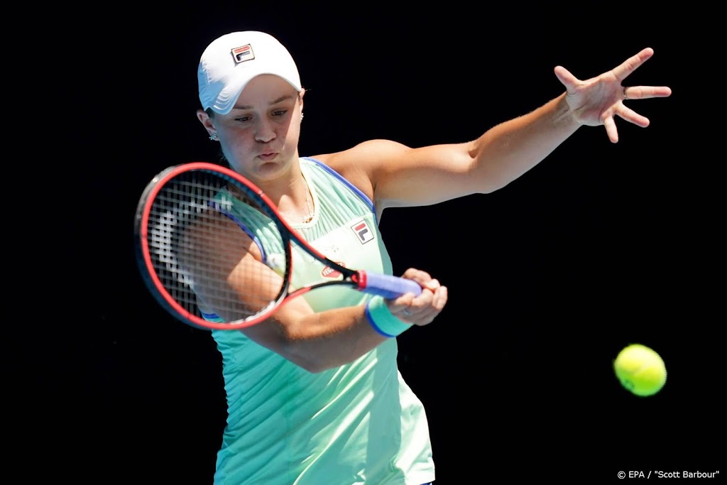 Barty laat Australië dromen van titel in Melbourne