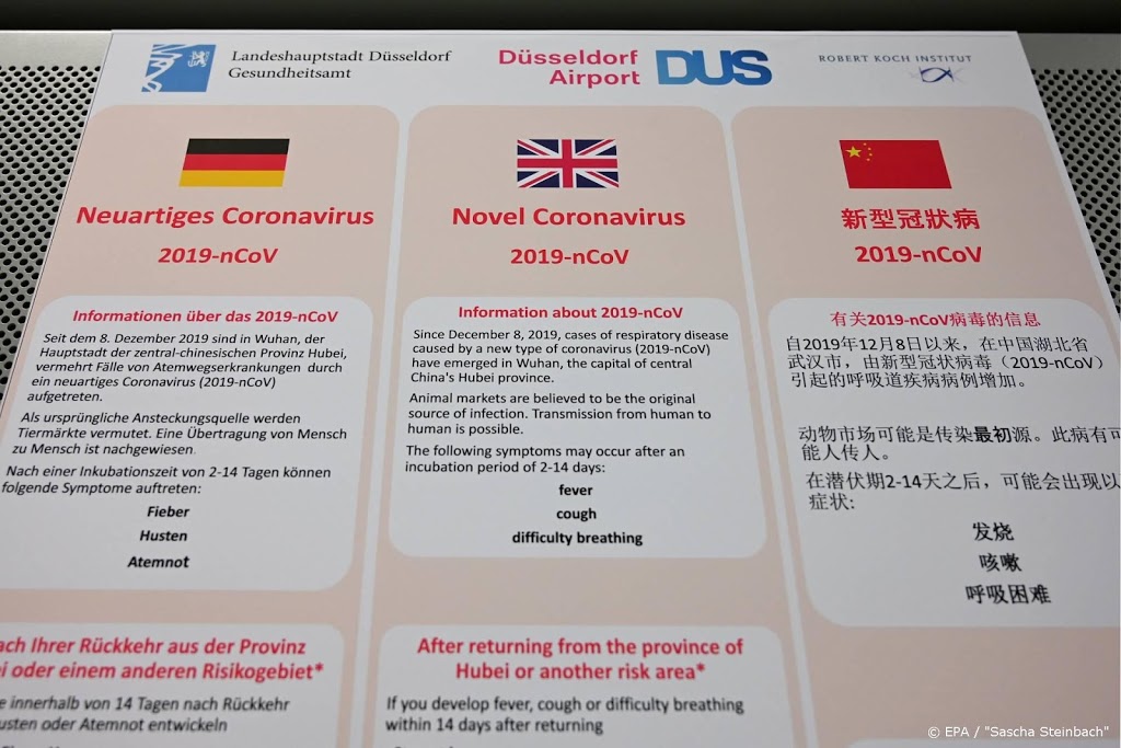 Chinese vrouw besmette Duitser met coronavirus