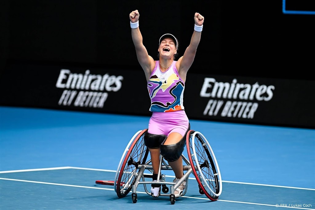 Rolstoeltennissers De Groot en Schröder winnen Australian Open