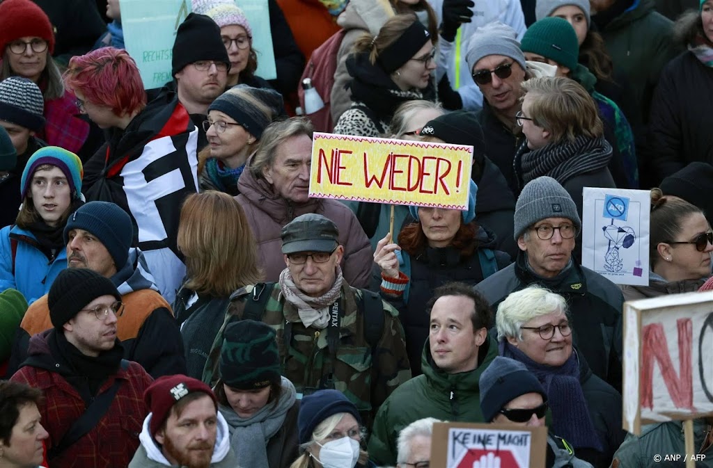Opnieuw grote demonstraties tegen uiterst rechts in Duitsland