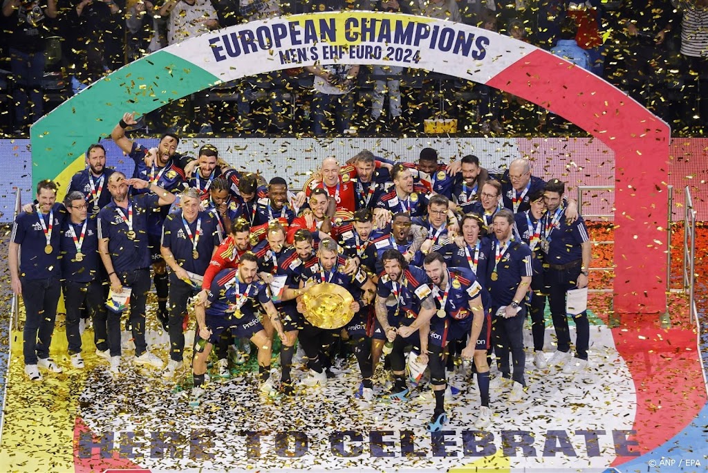 Vierde Europese titel Franse handballers na zege op Denemarken