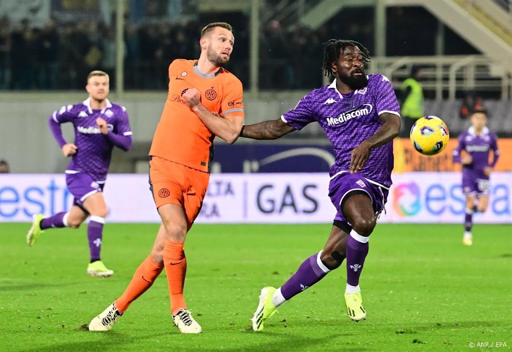 Internazionale neemt koppositie weer over na zege op Fiorentina