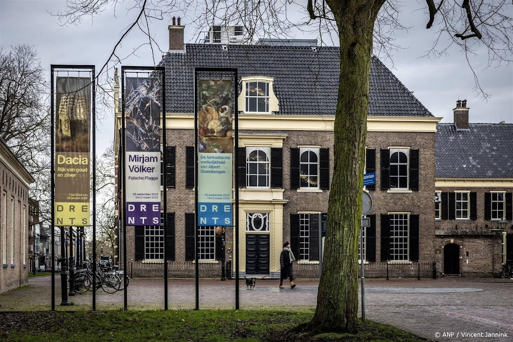 Roemeense delegatie in Drents Museum na kunstroof