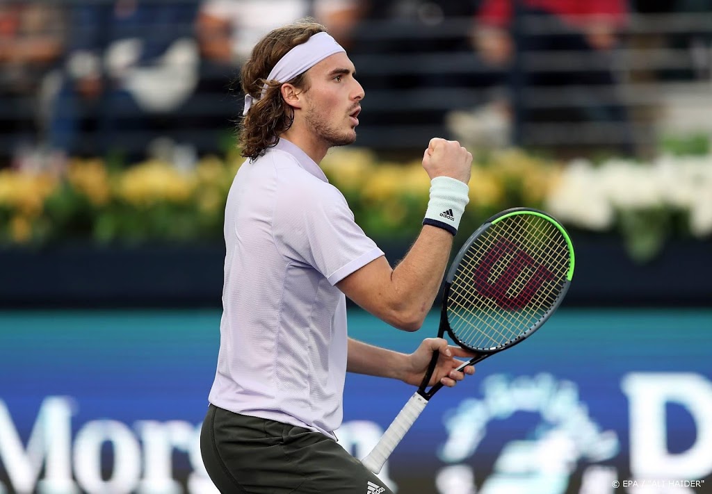 Tennisser Tsitsipas naar finale van toernooi Dubai