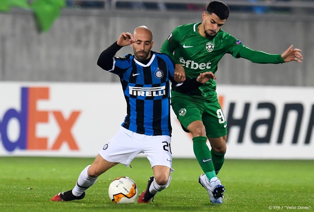 Voetbalwedstrijd Ludogorets uitgesteld na duel bij Inter