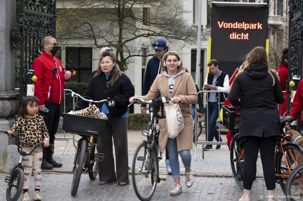 Amsterdam sluit Vondelpark voor vierde dag op rij