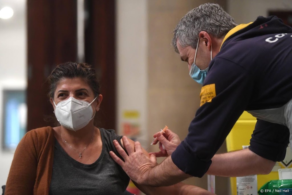 Meer dan 20 miljoen Britten gevaccineerd tegen coronavirus
