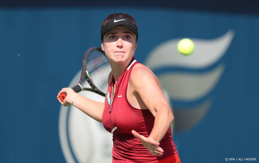 Tennisster Svitolina doneert prijzengeld aan leger Oekraïne