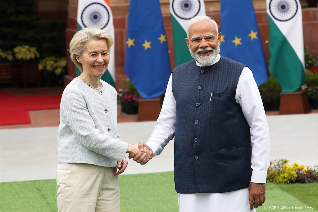 EU en India willen voor eind 2025 vrijhandelsverdrag sluiten