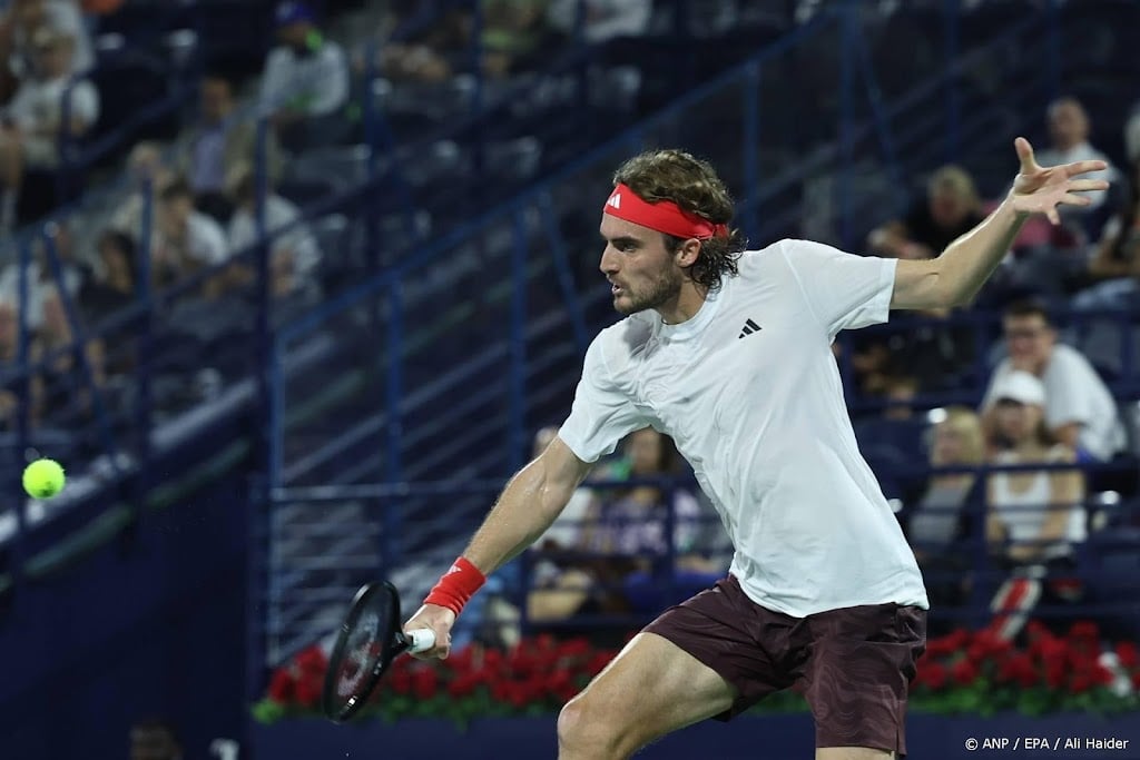 Tsitsipas maakt einde aan opmars Griekspoor in Dubai 