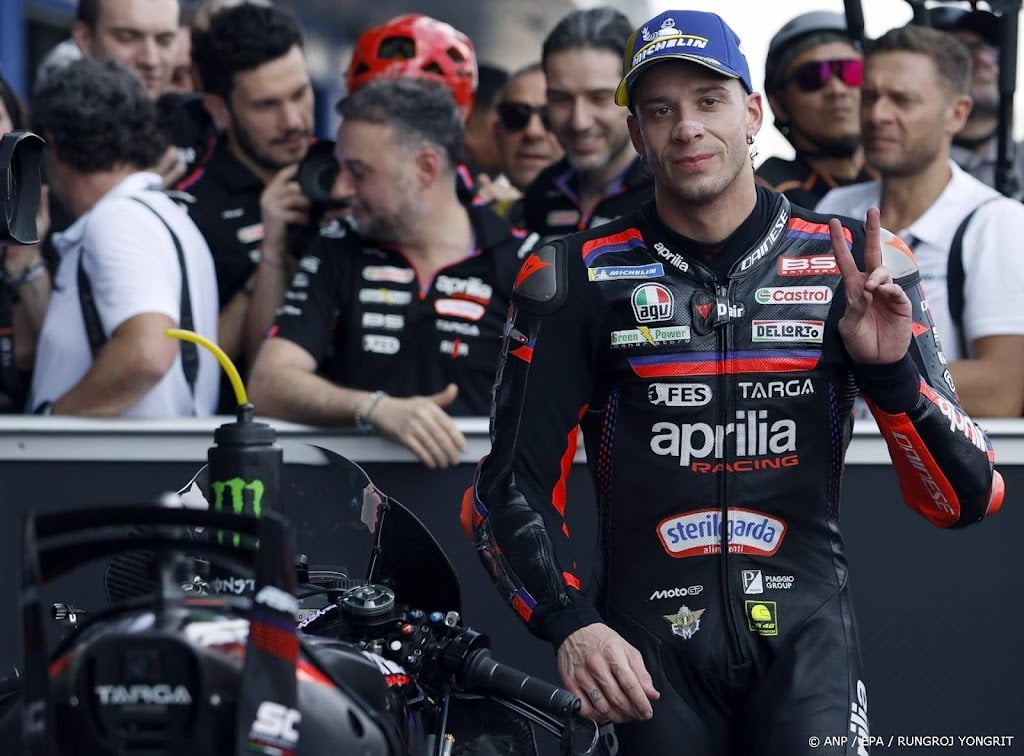 Italiaanse motorcoureur Bezzecchi start vanaf pole in Thailand