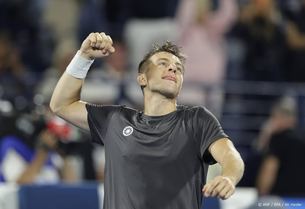 Tennisser Griekspoor meldt zich geblesseerd af voor finale Dubai