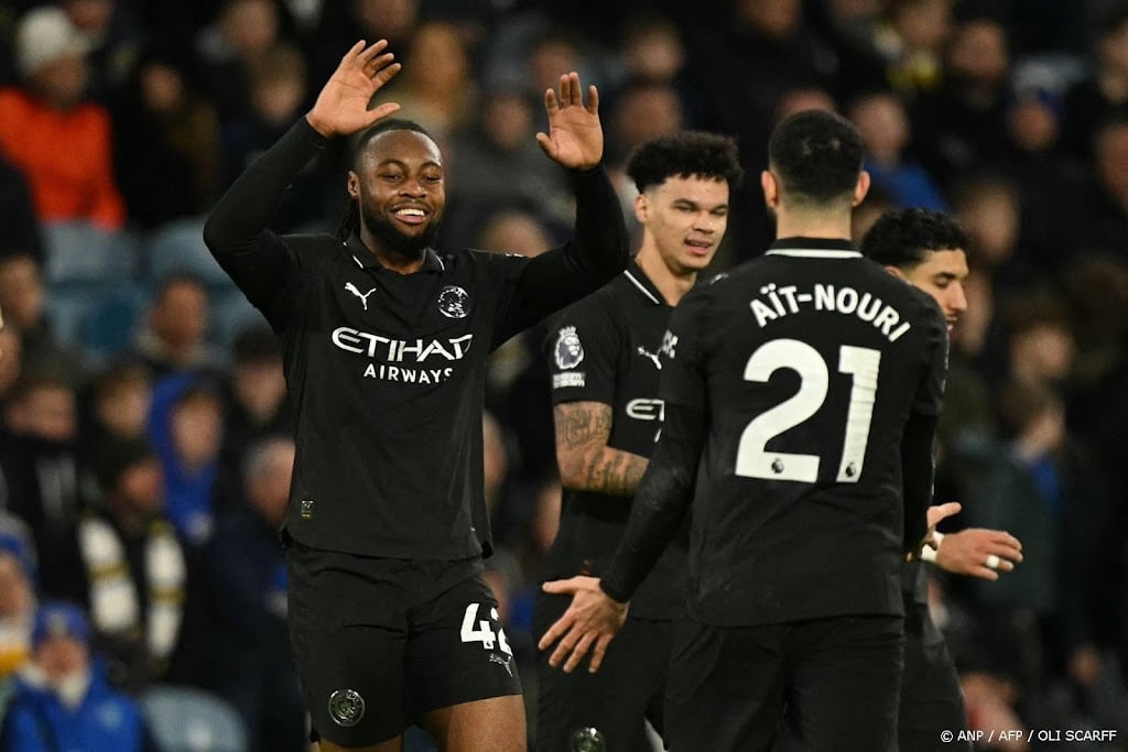 Manchester City wint zonder Haaland nipt bij Leeds