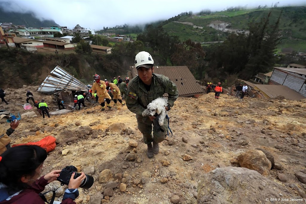 Doden en tientallen vermisten na aardverschuiving in Ecuador