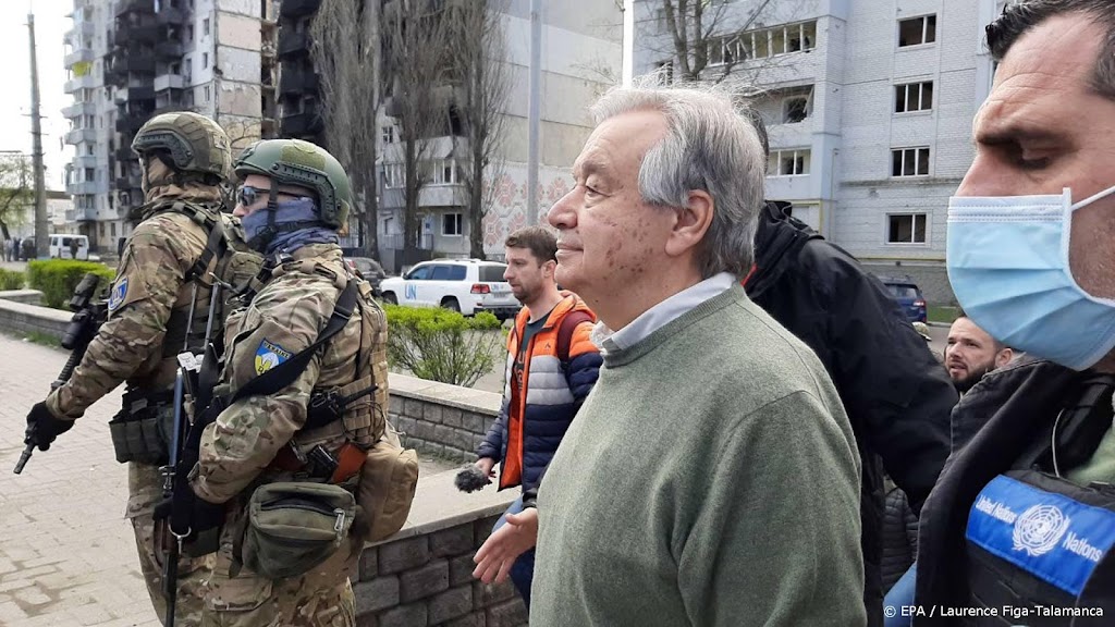 VN-chef Guterres: zicht op evacuatie uit Marioepol
