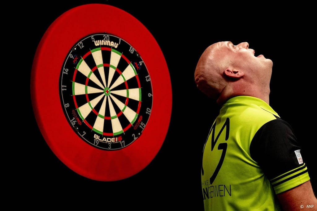 Darter Van Gerwen snel klaar in Dublin