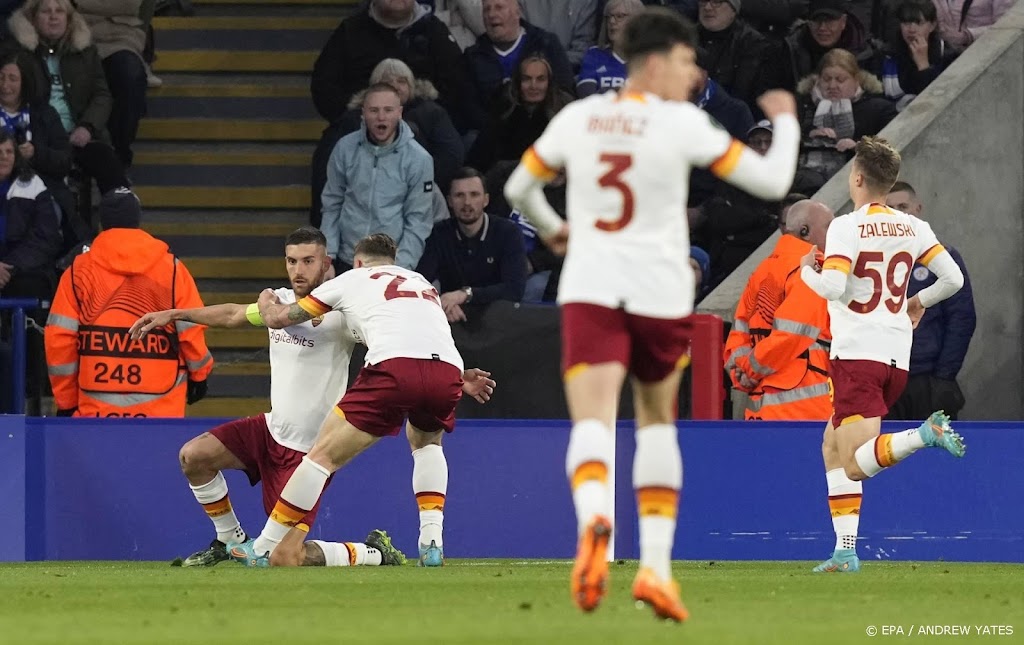 Leicester City en AS Roma houden elkaar in evenwicht