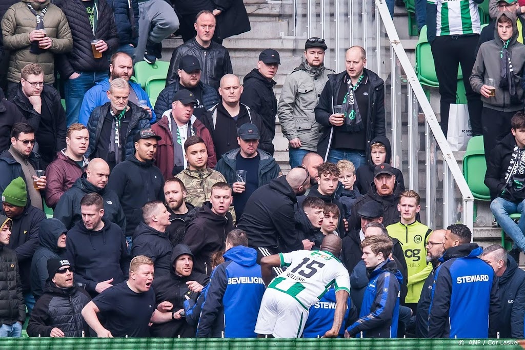 Forse stadionverboden voor zich misdragende Groningen-fans