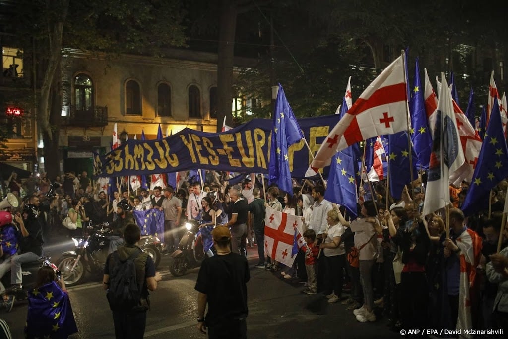 'Mars voor Europa' van oppositie Georgië trekt 20.000 deelnemers