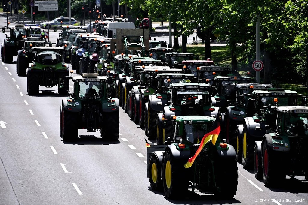 Duitse boeren protesteren tegen huidige landbouwbeleid