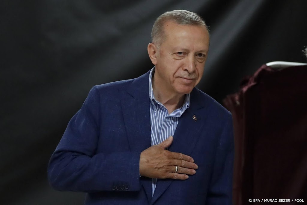 Staatsmedia: Erdogan koerst op winst in presidentsverkiezingen