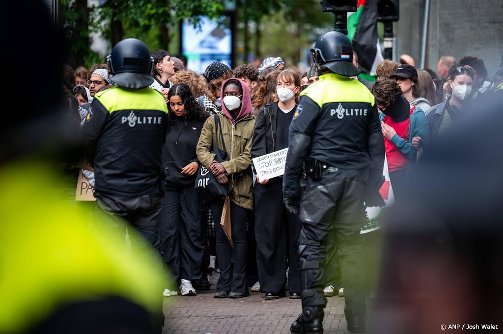 Aanhoudingen bij pro-Palestijnse demonstratie in Den Haag