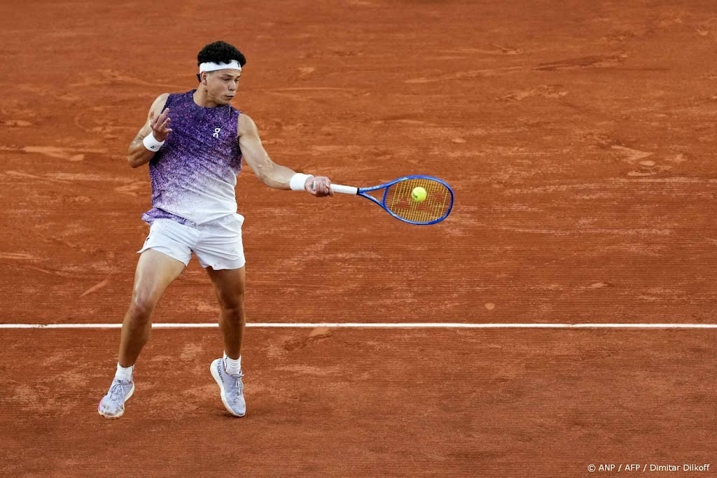 Tennisser Shelton strandt in tweede ronde Roland Garros