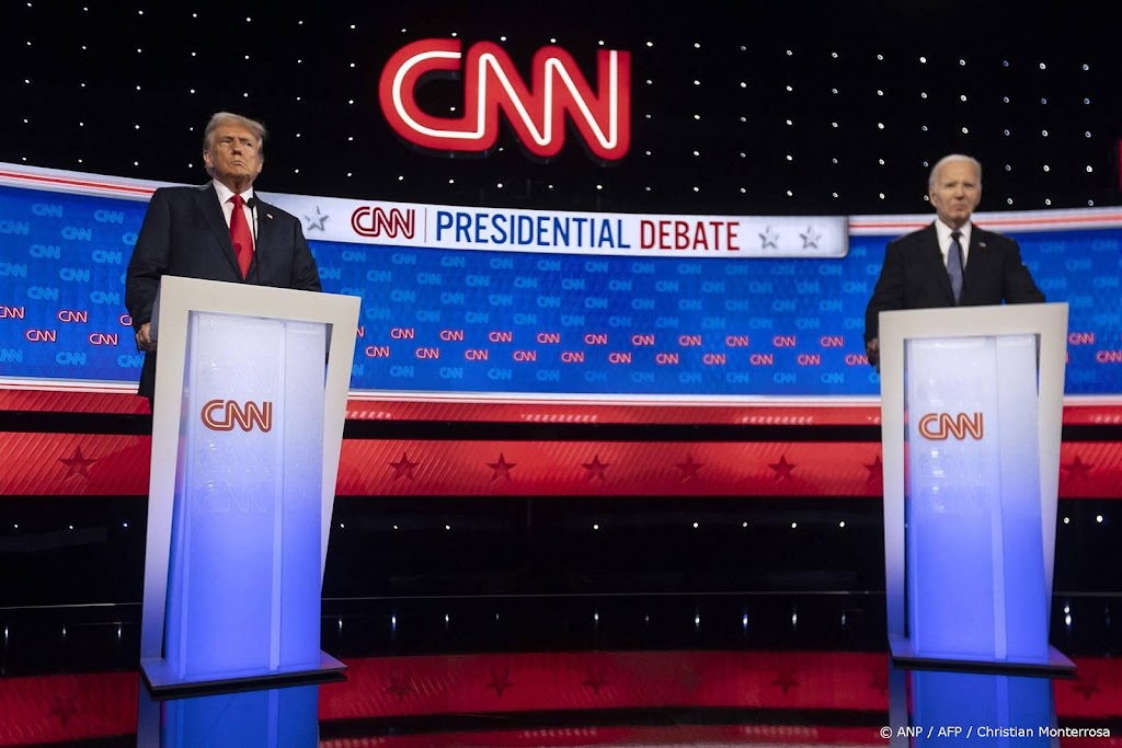 Biden en Trump gooien met modder in eerste verkiezingsdebat