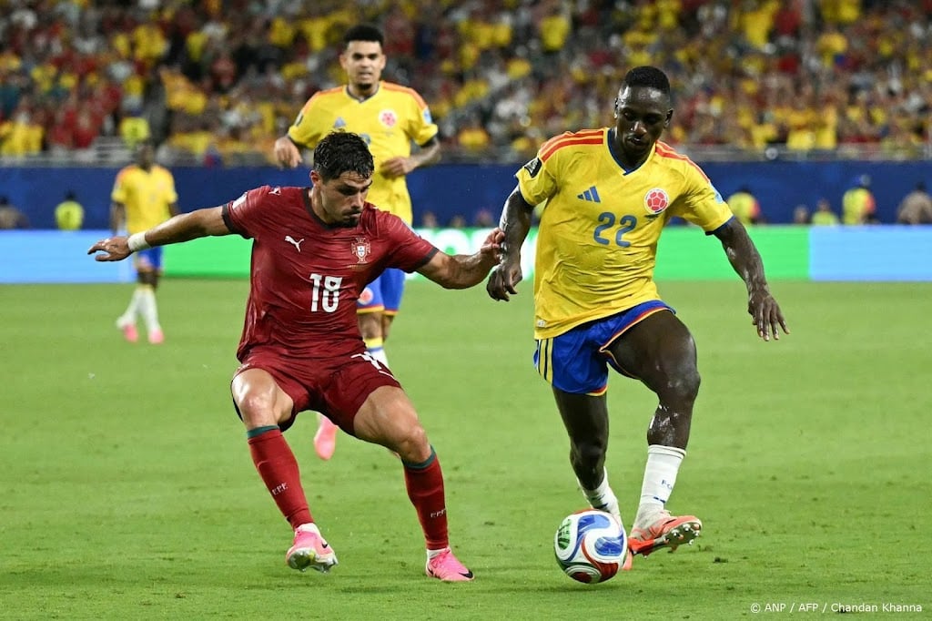 Colombia na 0-0 tegen Portugal eerste in groep, Congo ook door