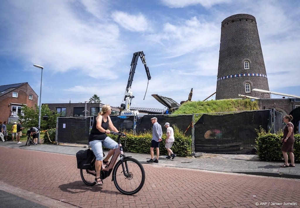 Eigenaar molen Veldhoven na schade: we gaan de molen restaureren