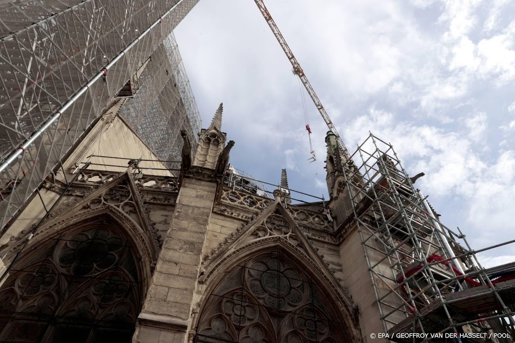 Nieuwe fase in restauratiewerk Notre-Dame, die in 2024 open moet