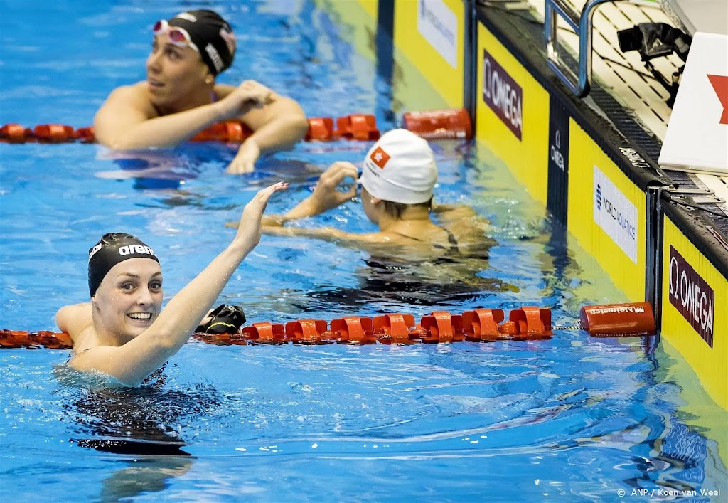 Zwemster Steenbergen wint bij WK brons op 100 meter vrije slag