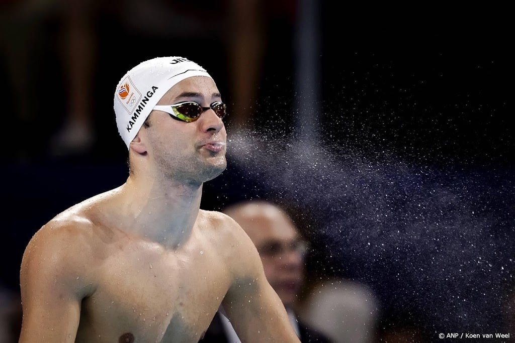 Balende Kamminga zwom op finish na 'eigenlijk wel goede race'
