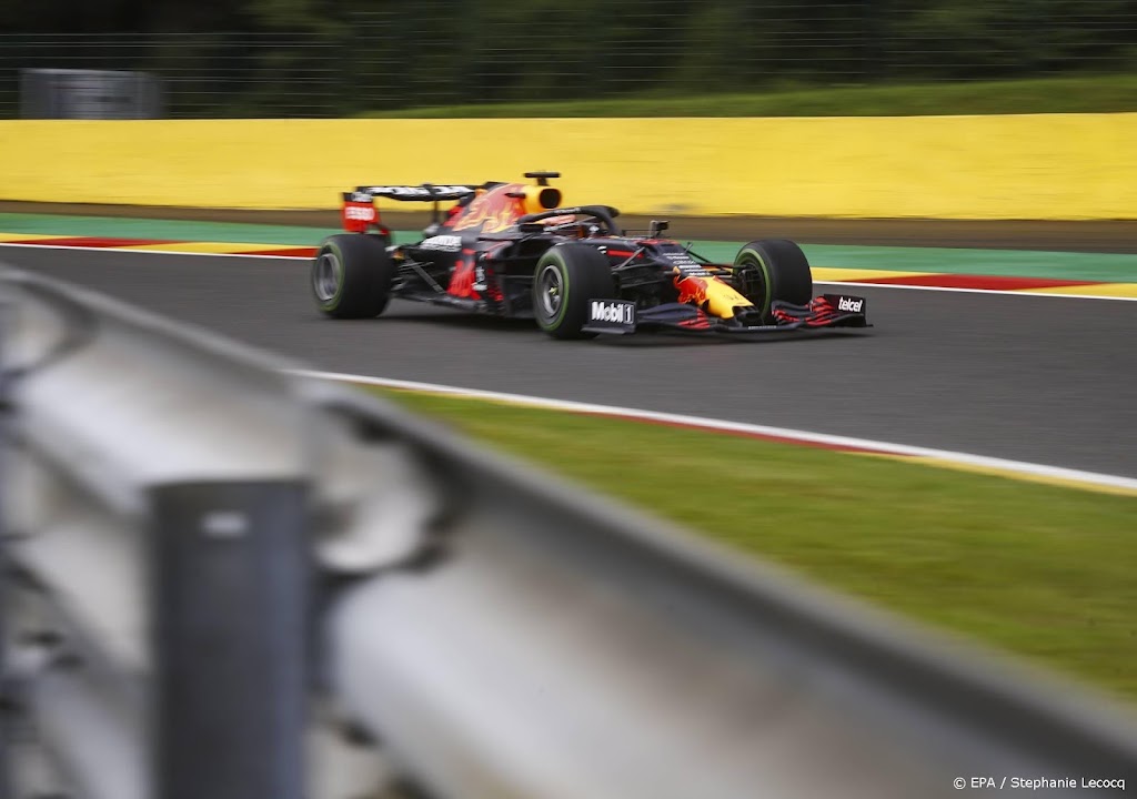 Verstappen snelste in laatste vrije training van GP in België