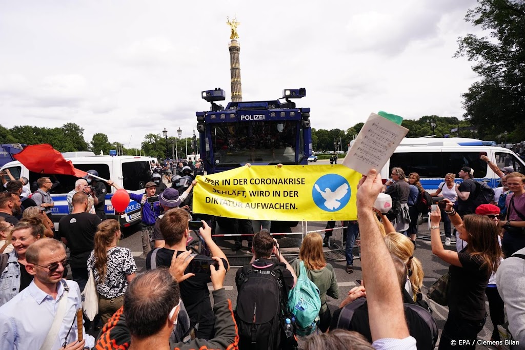 Coronabetogingen in Berlijn en in Frankrijk