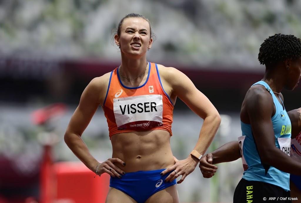 Atlete Visser scherpt Nederlands record 100 horden aan in Parijs
