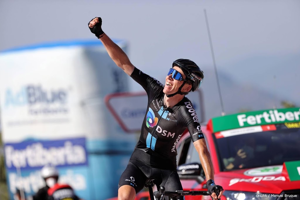 Wielrenner Bardet wint etappe in Vuelta, Eiking blijft leider 