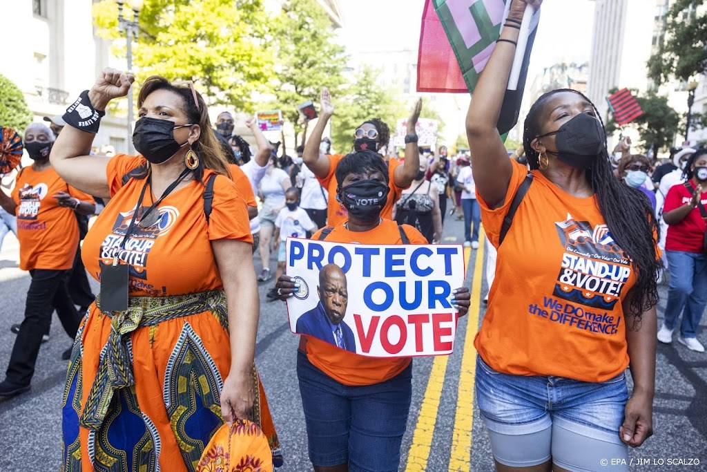 Amerikanen massaal de straat op tegen discriminatie bij stemmen